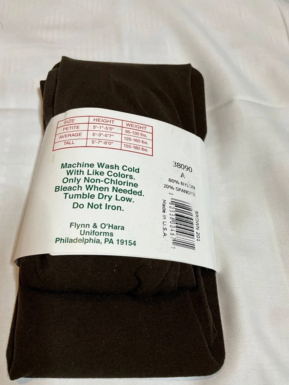 Flynn O'Hara Uniforms Microfiber‎ Tights in brown